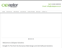 Tablet Screenshot of cadaptor.com